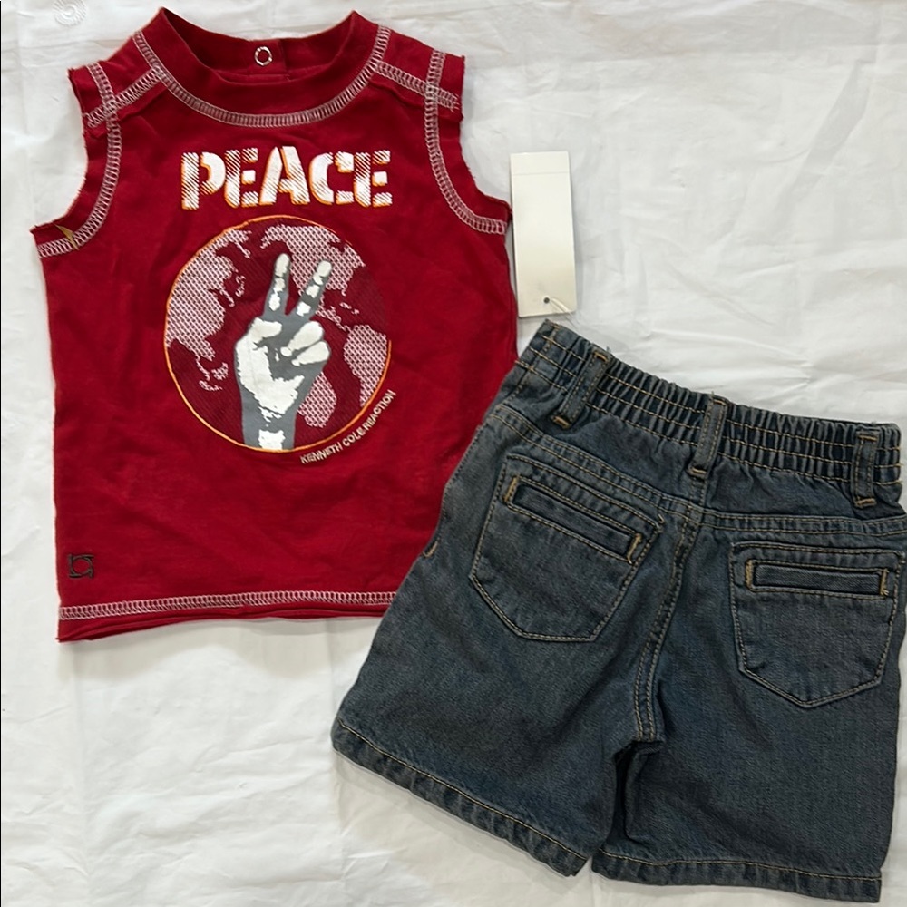 Kenneth Cole Reaction Red Matching Tank Top Set - Picture 6 of 7